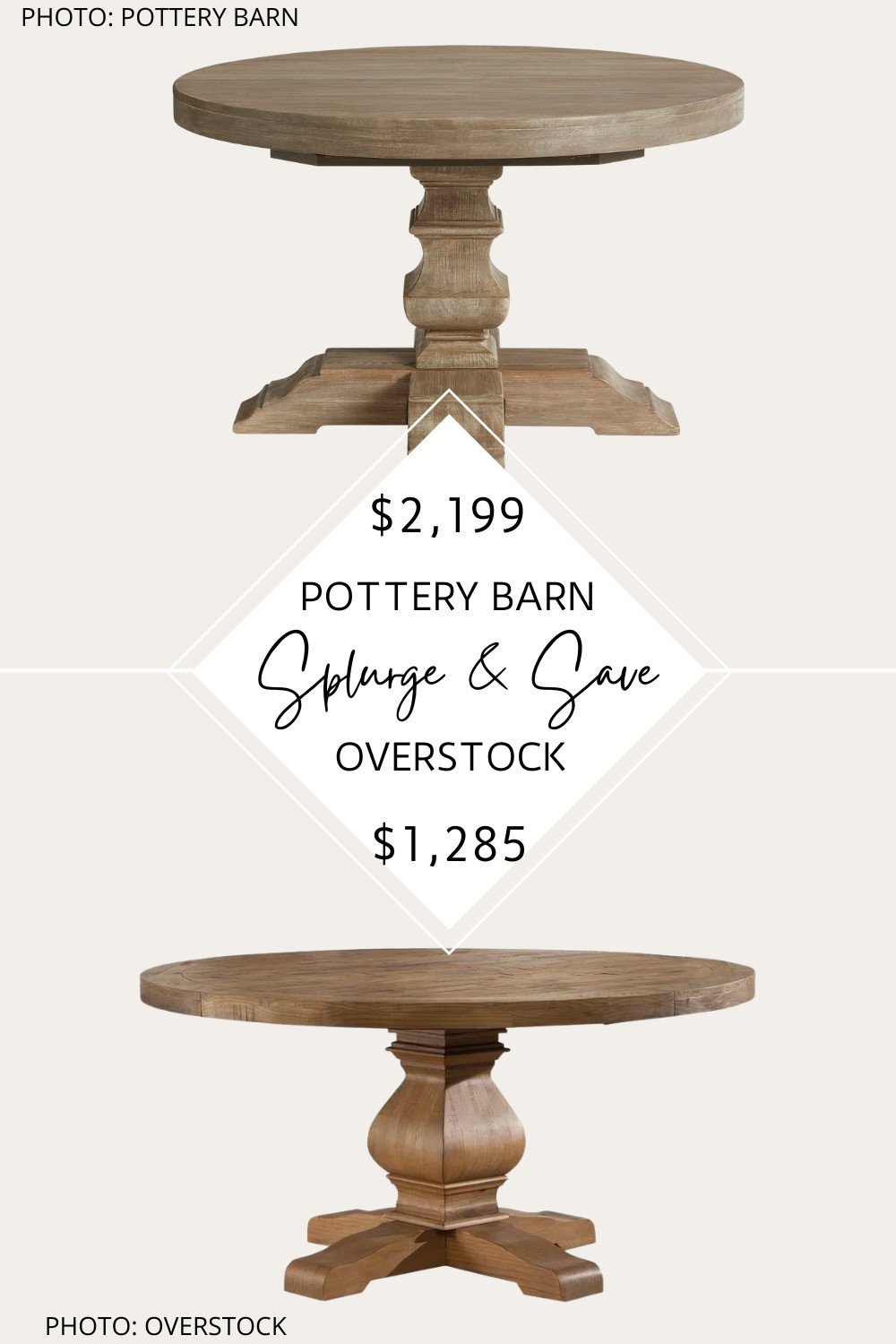 Overstock extendable 2024 dining table